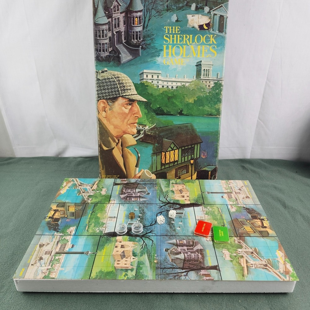 VINTAGE The‎ SHERLOCK HOLMES Game | 1974 Cadaco